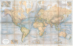 Buchcover Historische WELTKARTE 1867 - CHART OF THE WORLD | Hermann Berghaus | EAN 9783867779739 | ISBN 3-86777-973-2 | ISBN 978-3-86777-973-9