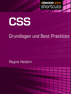 Buchcover CSS | Regine Heidorn | EAN 9783868024043 | ISBN 3-86802-404-2 | ISBN 978-3-86802-404-3