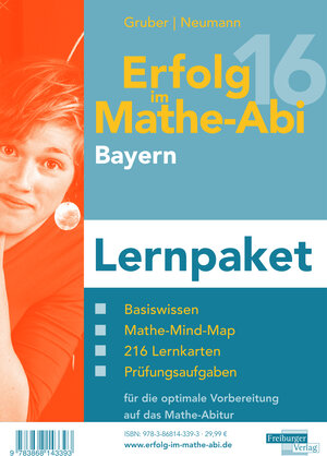Buchcover Erfolg im Mathe-Abi 2016 Bayern Lernpaket | Helmut Gruber | EAN 9783868143393 | ISBN 3-86814-339-4 | ISBN 978-3-86814-339-3