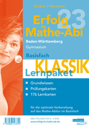 Buchcover Erfolg im Mathe-Abi 2023 Lernpaket Basisfach 'Klassik' Baden-Württemberg Gymnasium | Helmut Gruber | EAN 9783868147810 | ISBN 3-86814-781-0 | ISBN 978-3-86814-781-0