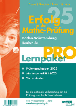 Buchcover Lernpaket Pro Realschulabschluss 2025 Baden-Württemberg | Helmut Gruber | EAN 9783868148992 | ISBN 3-86814-899-X | ISBN 978-3-86814-899-2