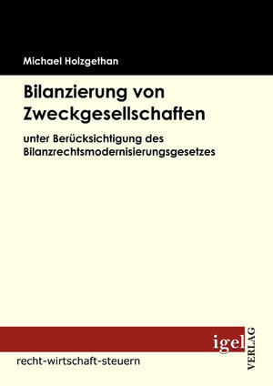 Buchcover Bilanzierung von Zweckgesellschaften | Michael Holzgethan | EAN 9783868152920 | ISBN 3-86815-292-X | ISBN 978-3-86815-292-0