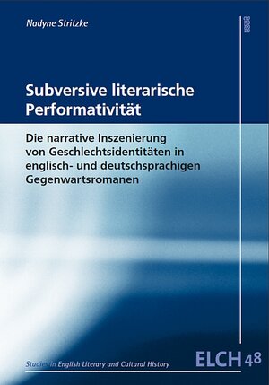 Buchcover Subversive literarische Performativität | Nadyne Stritzke | EAN 9783868213003 | ISBN 3-86821-300-7 | ISBN 978-3-86821-300-3