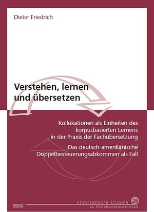 Buchcover Verstehen, lernen und übersetzen | Dieter Friedrich | EAN 9783868218497 | ISBN 3-86821-849-1 | ISBN 978-3-86821-849-7