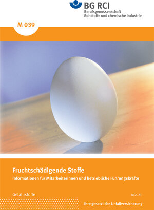 Buchcover M 039 - Fruchtschädigende Stoffe  | EAN 9783868250404 | ISBN 3-86825-040-9 | ISBN 978-3-86825-040-4