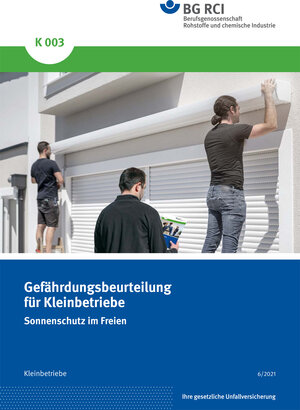 Buchcover K 003 Gefährdungsbeurteilung für Kleinbetriebe  | EAN 9783868254426 | ISBN 3-86825-442-0 | ISBN 978-3-86825-442-6