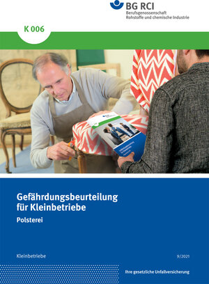 Buchcover K 006 Gefährdungsbeurteilung für Kleinbetriebe  | EAN 9783868254457 | ISBN 3-86825-445-5 | ISBN 978-3-86825-445-7
