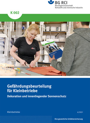 Buchcover K 007 Gefährdungsbeurteilung für Kleinbetriebe  | EAN 9783868254464 | ISBN 3-86825-446-3 | ISBN 978-3-86825-446-4