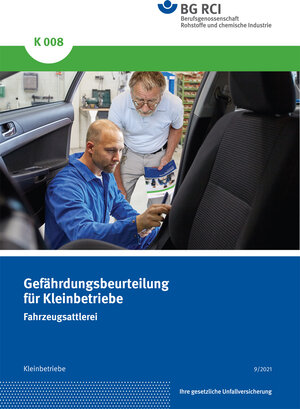 Buchcover K 008 Gefährdungsbeurteilung für Kleinbetriebe  | EAN 9783868254471 | ISBN 3-86825-447-1 | ISBN 978-3-86825-447-1