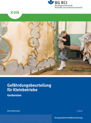 Buchcover K 010 Gefährdungsbeurteilung für Kleinbetriebe  | EAN 9783868254495 | ISBN 3-86825-449-8 | ISBN 978-3-86825-449-5