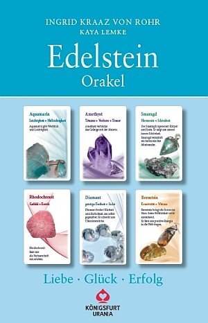 Buchcover Edelstein Orakel | Ingrid Kraaz von Rohr | EAN 9783868267105 | ISBN 3-86826-710-7 | ISBN 978-3-86826-710-5