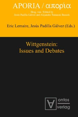 Buchcover Wittgenstein: Issues and Debates | EAN 9783868380835 | ISBN 3-86838-083-3 | ISBN 978-3-86838-083-5