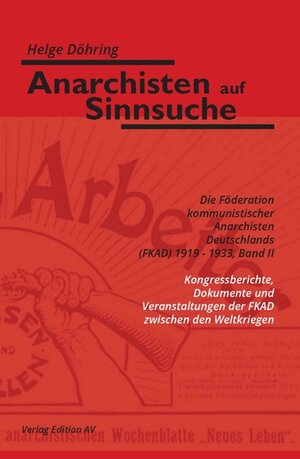 Buchcover Anarchisten auf Sinnsuche | Helge Döhring | EAN 9783868411911 | ISBN 3-86841-191-7 | ISBN 978-3-86841-191-1