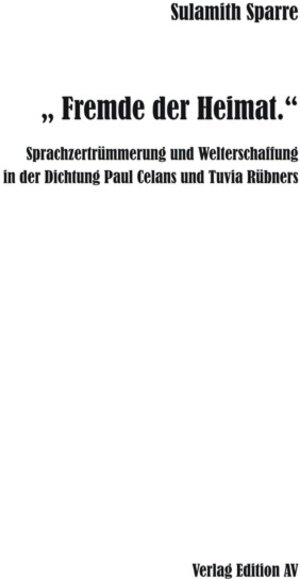 Buchcover „ Fremde der Heimat.“ | Sulamith Sparre | EAN 9783868411973 | ISBN 3-86841-197-6 | ISBN 978-3-86841-197-3