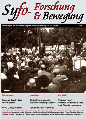 Buchcover Syfo – Forschung & Bewegung | Instituts für Syndikalismusforschung | EAN 9783868412673 | ISBN 3-86841-267-0 | ISBN 978-3-86841-267-3