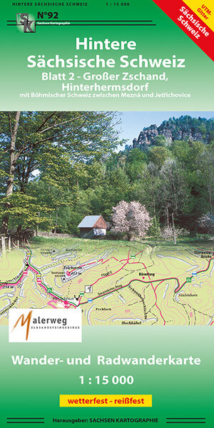 Buchcover Hintere Sächsische Schweiz - Blatt 2  | EAN 9783868430929 | ISBN 3-86843-092-X | ISBN 978-3-86843-092-9