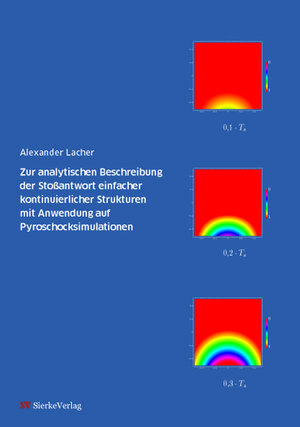 Buchcover Zur analytischen Beschreibung der Stoßantwort einfacher kontinuierlicher  Strukturen mit Anwendung auf Pyroschocksimulationen | Alexander Lacher | EAN 9783868443752 | ISBN 3-86844-375-4 | ISBN 978-3-86844-375-2