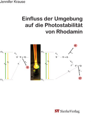 Buchcover Einfluss der Umgebung auf die Photostabilität von Rhodamin | Jennifer Krause | EAN 9783868444797 | ISBN 3-86844-479-3 | ISBN 978-3-86844-479-7