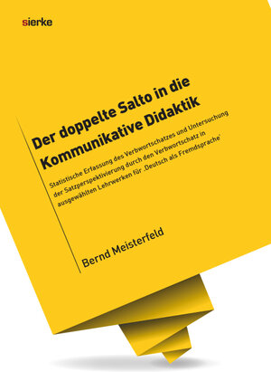 Buchcover Der doppelte Salto in die Kommunikative Didaktik | Bernd Meisterfeld | EAN 9783868448184 | ISBN 3-86844-818-7 | ISBN 978-3-86844-818-4