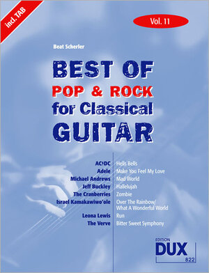 Buchcover Best of Pop & Rock for Classical Guitar Vol. 11  | EAN 9783868491890 | ISBN 3-86849-189-9 | ISBN 978-3-86849-189-0