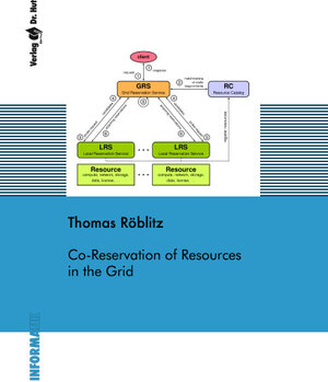 Buchcover Co-Reservation of Resources in the Grid | Thomas Röblitz | EAN 9783868531374 | ISBN 3-86853-137-8 | ISBN 978-3-86853-137-4