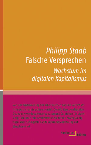 Buchcover Falsche Versprechen | Philipp Staab | EAN 9783868543056 | ISBN 3-86854-305-8 | ISBN 978-3-86854-305-6