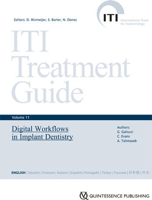 Buchcover Digital Workflows in Implant Dentistry | German O. Gallucci | EAN 9783868673852 | ISBN 3-86867-385-7 | ISBN 978-3-86867-385-2