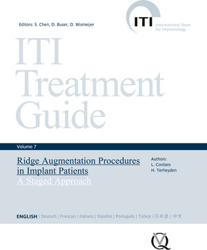 Buchcover Ridge Augmentation Procedures in Implant Patients | Luca Cordaro | EAN 9783868674989 | ISBN 3-86867-498-5 | ISBN 978-3-86867-498-9