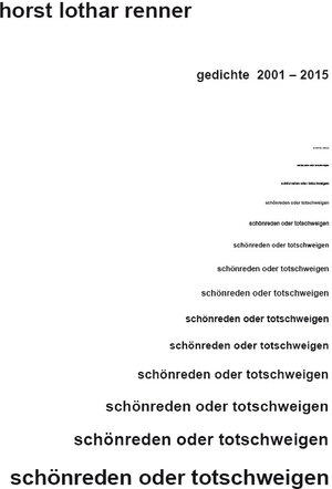 Buchcover schönreden oder totschweigen | Horst Lothar Renner | EAN 9783868709452 | ISBN 3-86870-945-2 | ISBN 978-3-86870-945-2