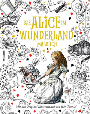 Buchcover Das Alice im Wunderland Malbuch | Lewis Carroll | EAN 9783868739725 | ISBN 3-86873-972-6 | ISBN 978-3-86873-972-5