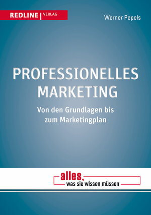 Buchcover Professionelles Marketing | Werner Pepels | EAN 9783868814828 | ISBN 3-86881-482-5 | ISBN 978-3-86881-482-8