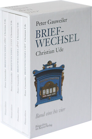 Buchcover BRIEFWECHSEL Band eins bis vier | Peter Gauweiler | EAN 9783868860245 | ISBN 3-86886-024-X | ISBN 978-3-86886-024-5