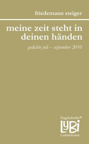 Buchcover meine zeit steht in deinen händen - 3 | Friedemann Steiger | EAN 9783869019512 | ISBN 3-86901-951-4 | ISBN 978-3-86901-951-2