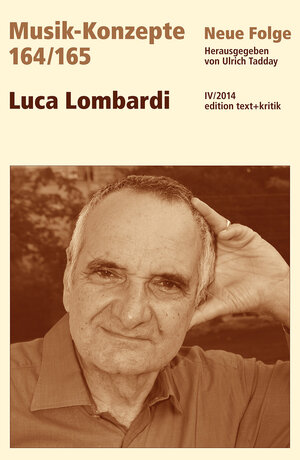 Buchcover Luca Lombardi  | EAN 9783869163321 | ISBN 3-86916-332-1 | ISBN 978-3-86916-332-1