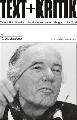 Buchcover Thomas Bernhard  | EAN 9783869165370 | ISBN 3-86916-537-5 | ISBN 978-3-86916-537-0