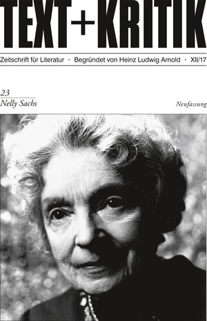 Buchcover Nelly Sachs  | EAN 9783869166216 | ISBN 3-86916-621-5 | ISBN 978-3-86916-621-6