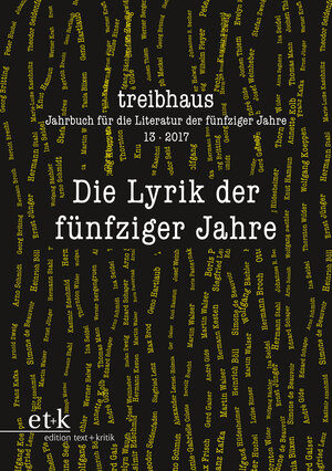 Buchcover Die Lyrik der fünfziger Jahre  | EAN 9783869166247 | ISBN 3-86916-624-X | ISBN 978-3-86916-624-7