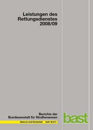 Buchcover Leistungen des Rettungsdienstes 2008/09 | Reinhard Schmiedel | EAN 9783869181097 | ISBN 3-86918-109-5 | ISBN 978-3-86918-109-7