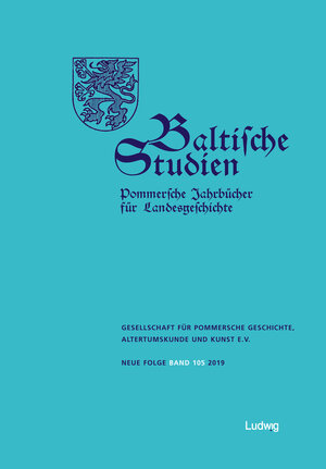 Buchcover Baltische Studien, Pommersche Jahrbücher für Landesgeschichte. Band 105 NF  | EAN 9783869353678 | ISBN 3-86935-367-8 | ISBN 978-3-86935-367-8