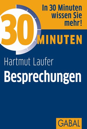 Buchcover 30 Minuten Besprechungen | Hartmut Laufer | EAN 9783869362656 | ISBN 3-86936-265-0 | ISBN 978-3-86936-265-6