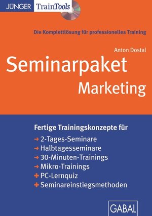 Buchcover Seminarpaket Marketing | Anton Dostal | EAN 9783869364537 | ISBN 3-86936-453-X | ISBN 978-3-86936-453-7