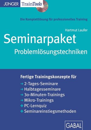 Buchcover Seminarpaket Problemlösungstechniken | Hartmut Laufer | EAN 9783869364544 | ISBN 3-86936-454-8 | ISBN 978-3-86936-454-4