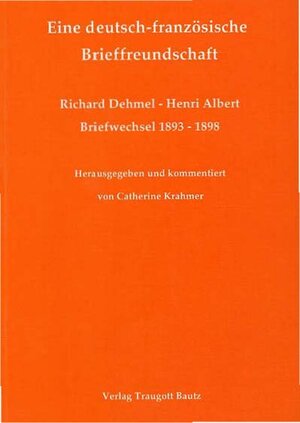 Buchcover Eine deutsch-französische Brieffreundschaft  | EAN 9783869458007 | ISBN 3-86945-800-3 | ISBN 978-3-86945-800-7