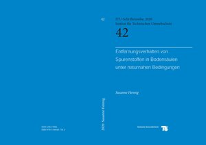Buchcover Entfernungsverhalten von Spurenstoffen in Bodensäulen unter naturnahen Bedingungen | Susanne Henning | EAN 9783869487342 | ISBN 3-86948-734-8 | ISBN 978-3-86948-734-2