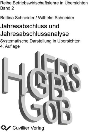 Buchcover Reihe Betriebswirtschaftslehre in Übersichten Band 2 - Jahresabschluss und Jahresabschlussanalyse | Bettina Schneider | EAN 9783869551258 | ISBN 3-86955-125-9 | ISBN 978-3-86955-125-8