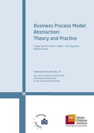 Buchcover Business process model abstraction | Sergey Smirnov | EAN 9783869560540 | ISBN 3-86956-054-1 | ISBN 978-3-86956-054-0