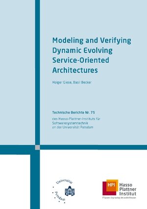 Buchcover Modeling and verifying dynamic evolving service-oriented architectures | Holger Giese | EAN 9783869562469 | ISBN 3-86956-246-3 | ISBN 978-3-86956-246-9