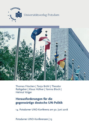 Buchcover Herausforderungen für die gegenwärtige deutsche UN-Politik | Theodor Rathgeber | EAN 9783869564555 | ISBN 3-86956-455-5 | ISBN 978-3-86956-455-5