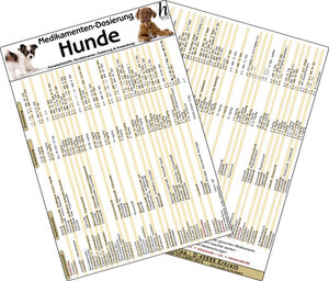 Buchcover Medikamenten-Dosierung Hunde - Arzneiwirkstoffe, Handelsnamen, Dosierung & Anwendung- | EAN 9783869570525 | ISBN 3-86957-052-0 | ISBN 978-3-86957-052-5