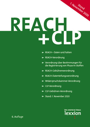 Buchcover REACH + CLP  | EAN 9783869653631 | ISBN 3-86965-363-9 | ISBN 978-3-86965-363-1